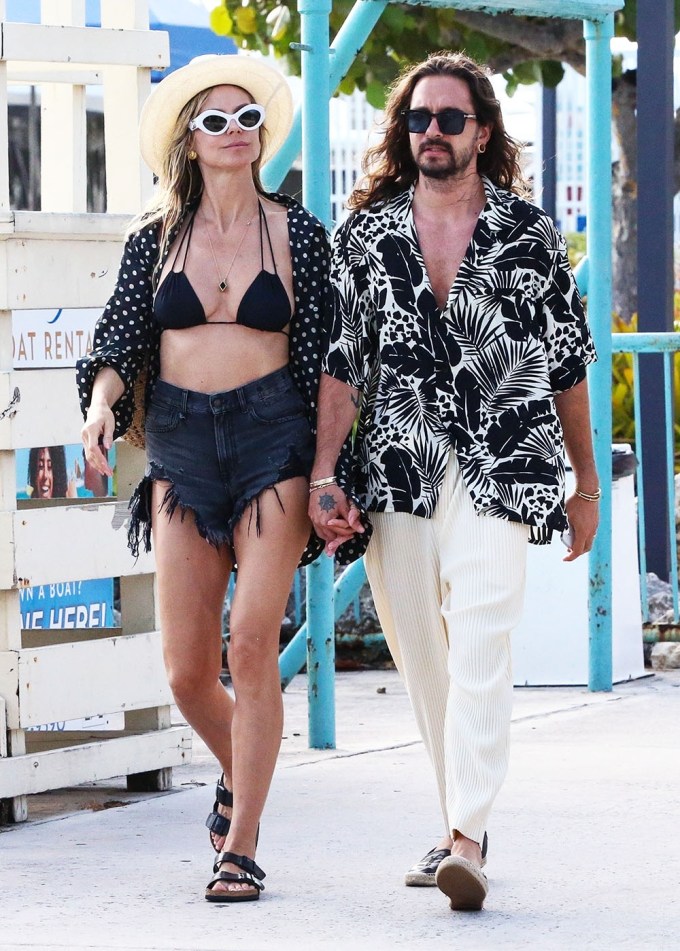 Heidi Klum and Tom Kaulitz in Miami