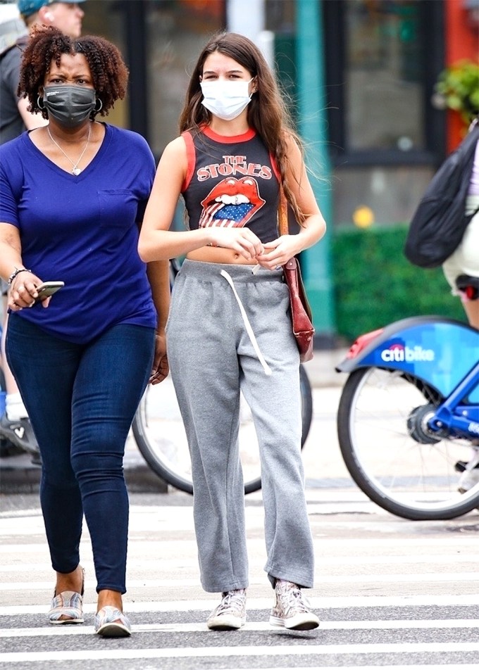 Suri Cruise Wears A Vintage Rolling Stones Tank