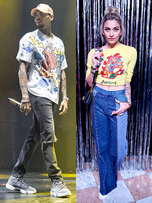 Chris Brown Paris Jackson