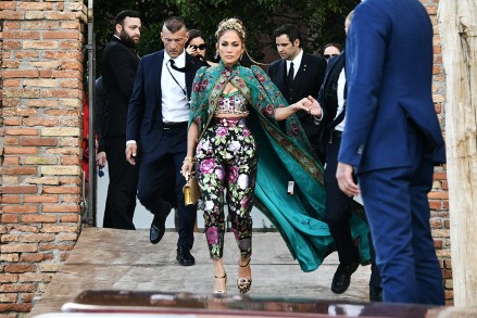 Jennifer Lopez leaves The Hotel San Clemente and arrives at The Parade in Piazza San Marco for Dolce and Gabanna show.

Pictured: Jennifer Lopez
Ref: SPL5249784 290821 NON-EXCLUSIVE
Picture by: Venezia2020/IPA / SplashNews.com

Splash News and Pictures
USA: +1 310-525-5808
London: +44 (0)20 8126 1009
Berlin: +49 175 3764 166
photodesk@splashnews.com

World Rights, No France Rights, No Italy Rights, No Spain Rights