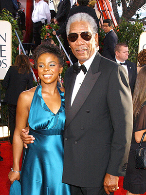 Morgan Freeman & Step-Granddaughter