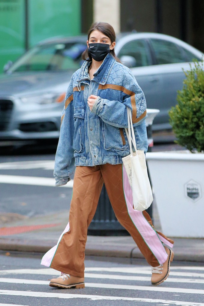 Suri Cruise In A Jean Jacket