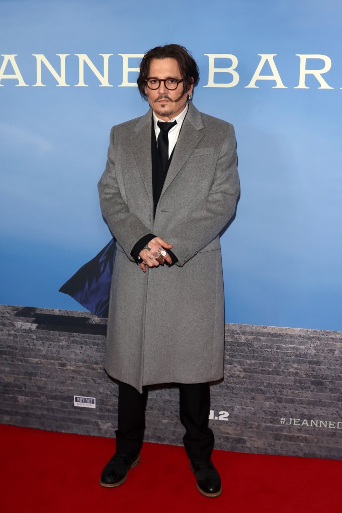 Johnny at the ‘Jeanne du Barry’ premiere