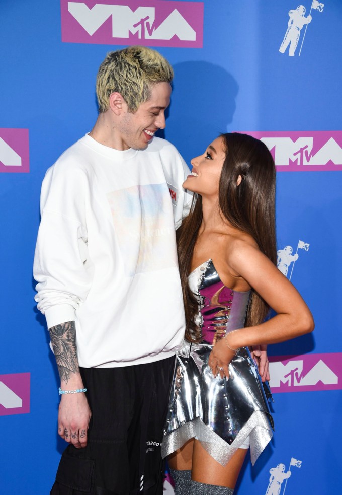 Pete Davidson With Ariana Grande