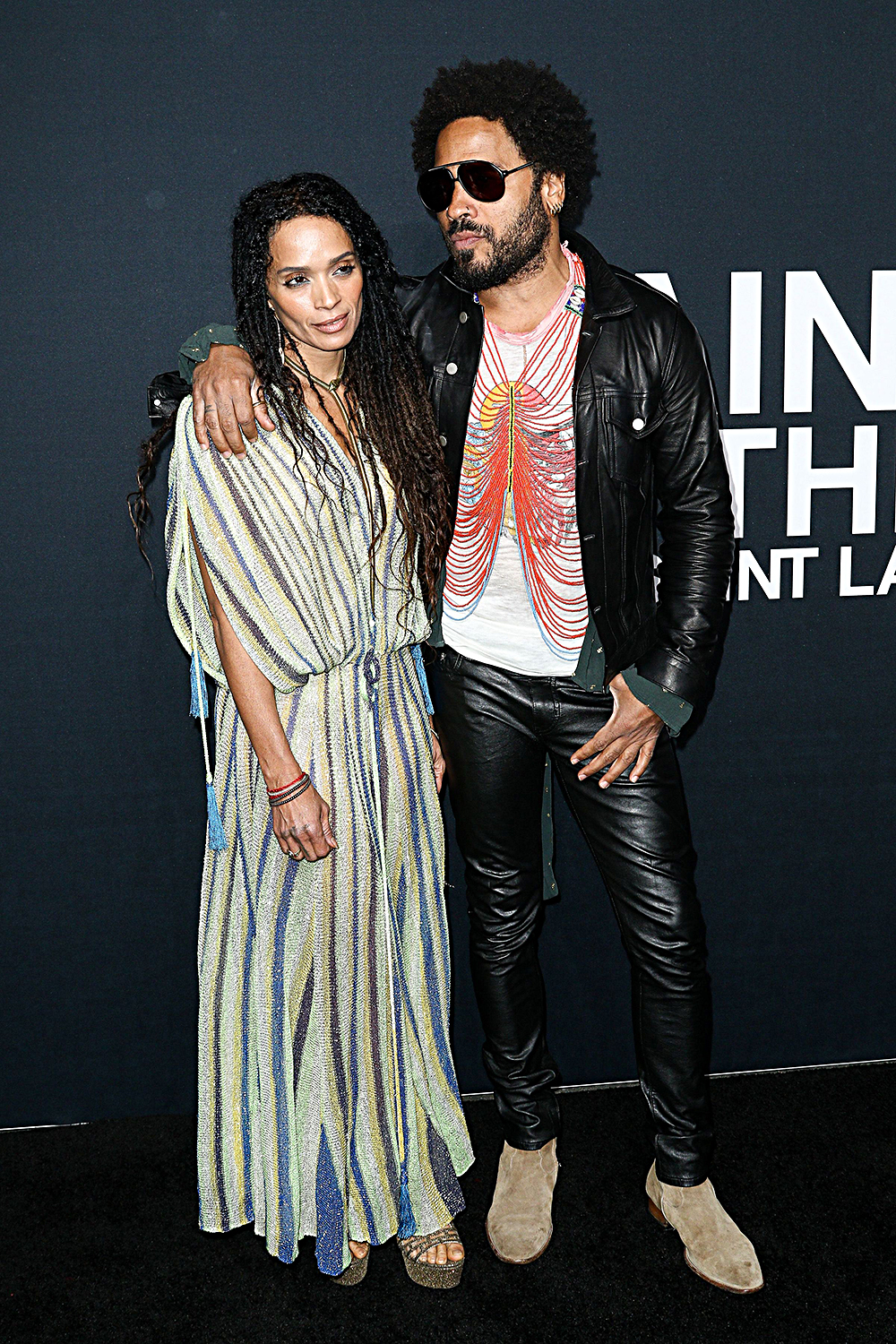 Lisa Bonet, Lenny KravitzSaint Laurent at the Palladium, Arrivals, Fall 2016, Los Angeles, America - 10 Feb 2016