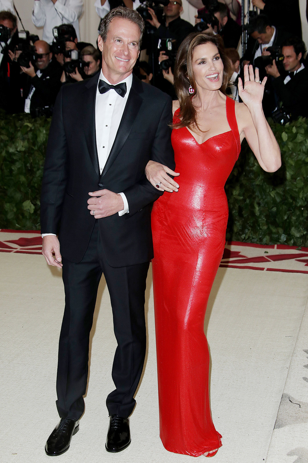 Rande Gerber and Cindy CrawfordThe Metropolitan Museum of Art's Costume Institute Benefit celebrating the opening of Heavenly Bodies: Fashion and the Catholic Imagination, Arrivals, New York, USA - 07 May 2018