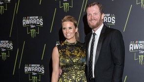 Dale Earnhardt Jr. with his wife Amy Reimann