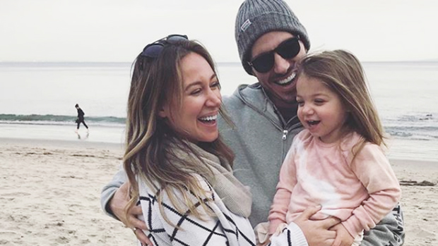 Haylie Duff with her husband Matt Rosenberg and daughter Ryan