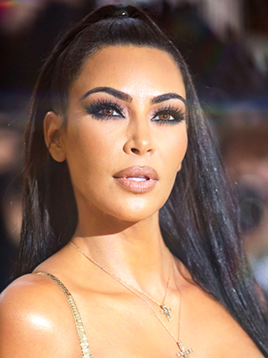 kim kardashian glowing skin
