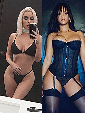 kim kardashian rihanna