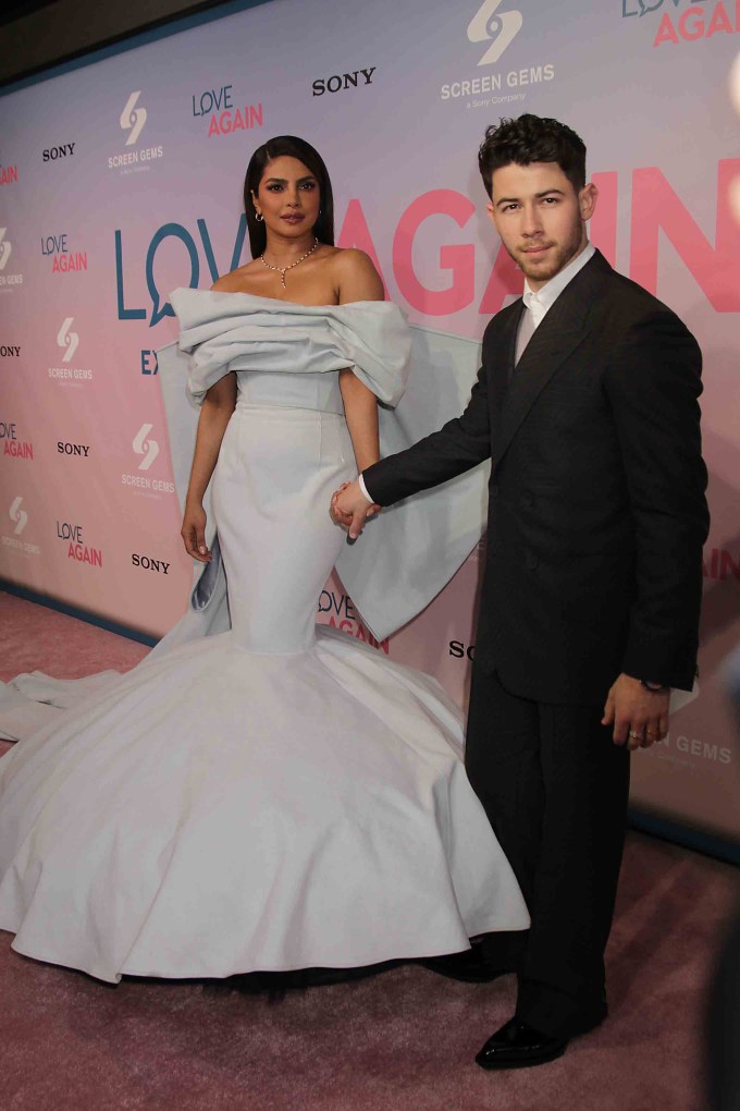 Priyanka Chopra & Nick Jonas at ‘LOVE AGAIN’ premiere