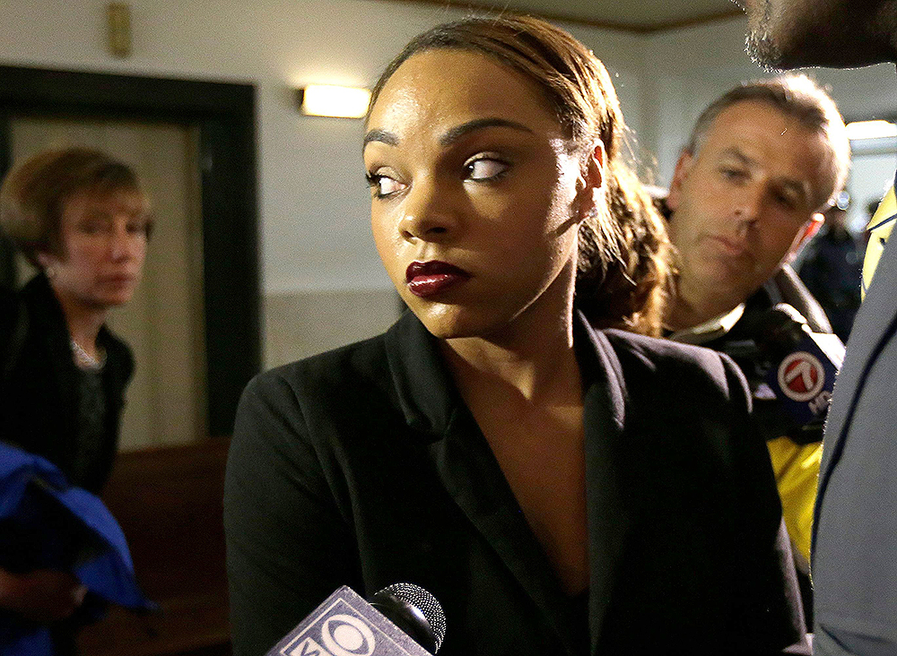 Shayanna Jenkins Shayanna Jenkins, fiancee of former New England Patriots tight end Aaron Hernandez, departs Suffolk Superior Court following Hernandez's arraignment on murder charges, in Boston. Prosecutors allege that Hernandez ambushed and gunned down two men, Daniel de Abreu and Safiro Furtado, in 2012 after a chance encounter inside a Boston nightclub
Aaron Hernandez, Boston, USA