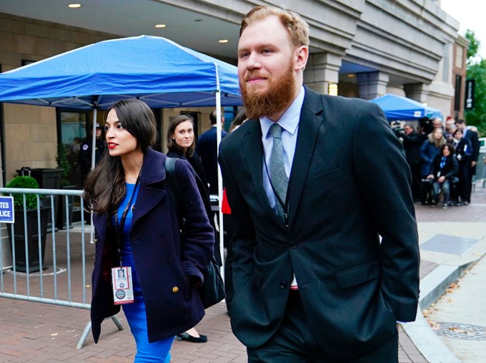 Alexandria Ocasio-Cortez Arrives For Orientation