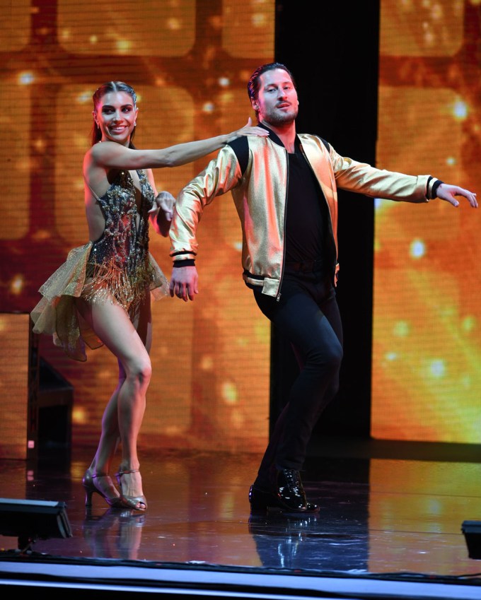 Val Chmerkovskiy & Jenna Johnson On Stage In 2020