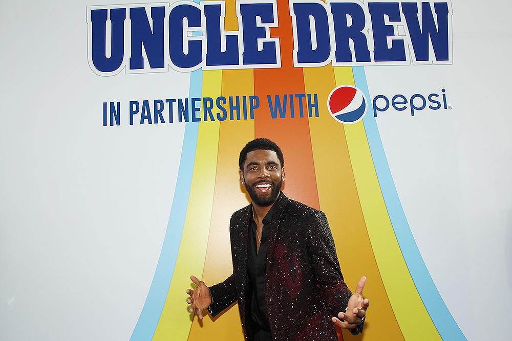 - New York, NY - 6/26/18 - Summit Entertainment’s "UNCLE DREW" World Premiere In Partnership with Pepsi

-Pictured: Kyrie Irving
-Photo by: Patrick Lewis / StarPix
-Location: Alice Tully Hall Lincoln Center