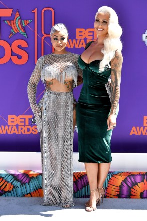 Blac Chyna and Amber Rose
BET Awards, Arrivals, Los Angeles, USA - 24 Jun 2018