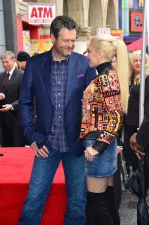 Gwen Stefani & Blake Shelton
Adam Levine Star Ceremony Los Angeles 10 Feb 2017