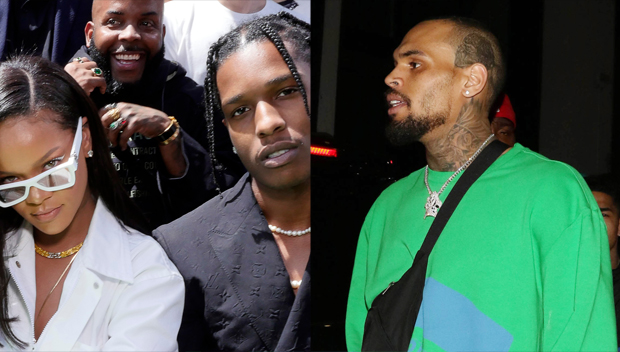 Chris Brown, Rihanna & A$AP Rocky