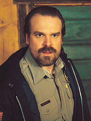 David Harbour in 'Stranger Things'