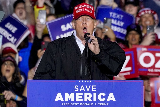 Trump Sports His MAGA Hat