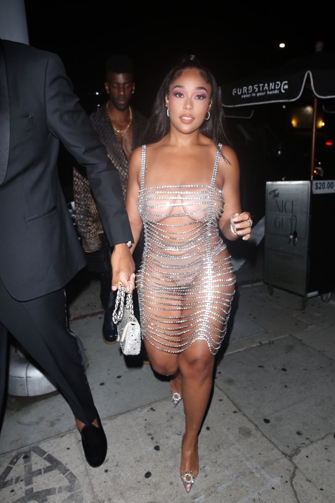 Jordyn Woods and Karl Anthony Towns dress to the nines in celebration of her birthday