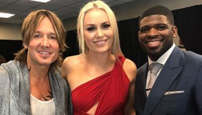 Keith Urban, Lindsey Vonn & P .K. Subban