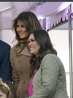 melania trump sarah huckabee sanders
