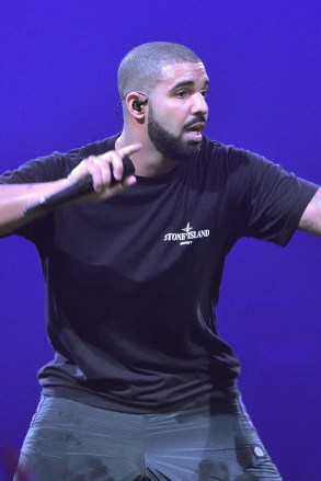 Canadien rap singer Drake (his name is Audrey Drake Graham) performs live at AccorHotels ArenaDrake in concert, Paris, France - 12 Mar 2017