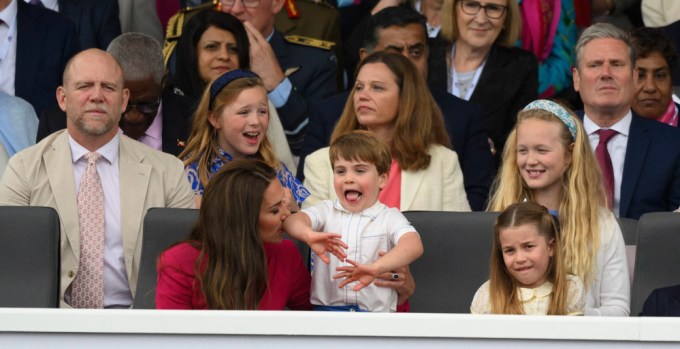 Prince Louis at the Platinum Jubilee Pageant