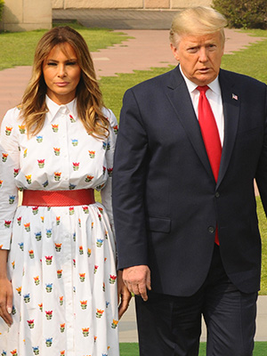 President Donald Trump and first lady Melania Trump return to the White House in Washington, . Trump returns from Florida after the launch of a rocket ship built by the SpaceX company was postponed due to bad weatherVirus Outbreak Trump, Washington, United States - 27 May 2020