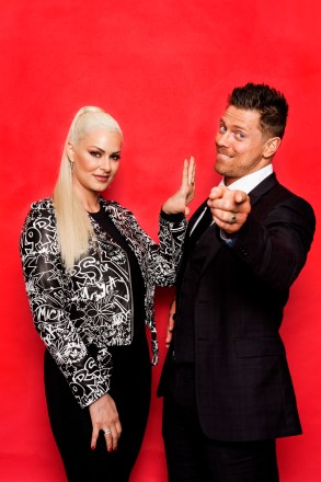 Mike "The Miz" and Maryse Mizanin to promote their new reality show The Miz and Mrs