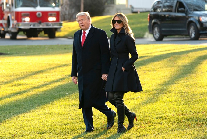 The Trumps Leave Washington For The 2020 Holidays