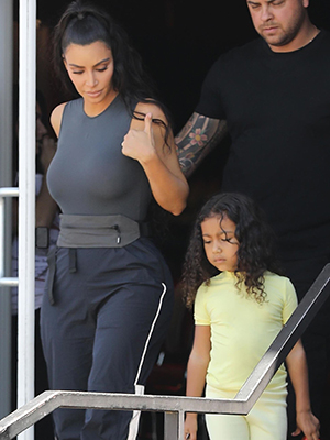 Kim Kardashian & North West