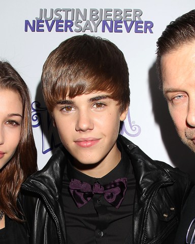 Hailey Baldwin, Justin Bieber and Stephen Baldwin
'Justin Bieber Never Say Never', Film Screening, New York, America - 02 Feb 2011