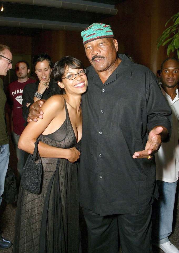 Jim Brown & Rosario Dawson