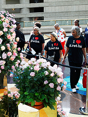 Aretha Franklin Casket