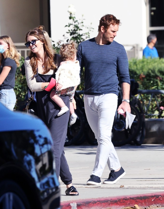 Chris Pratt & Katherine Schwarzenegger Out To Lunch