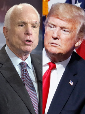Donald Trump John McCain