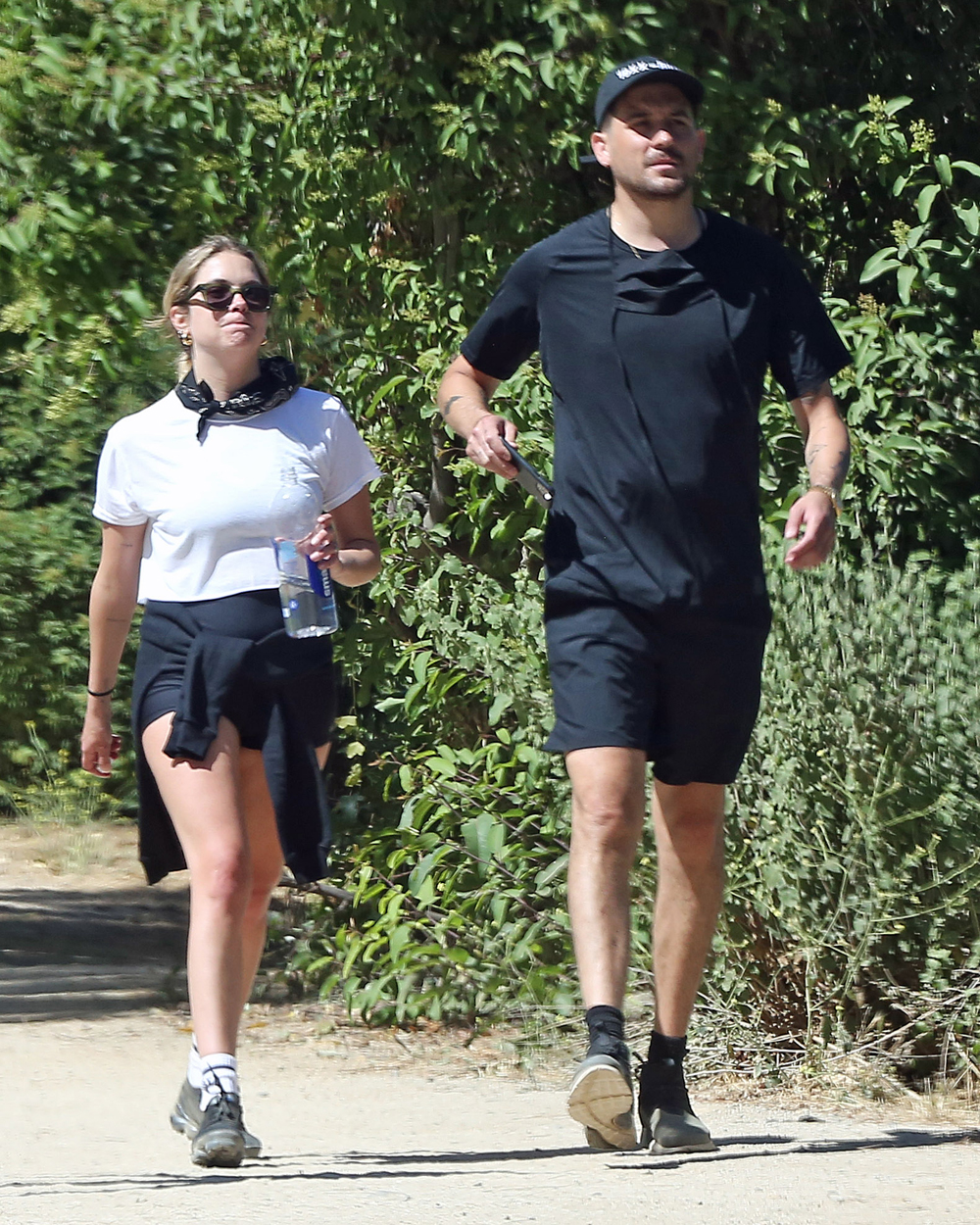 EXCLUSIVE: Ashely Benson and her boyfriend G-Eazy take a hike hold hands and do some shopping