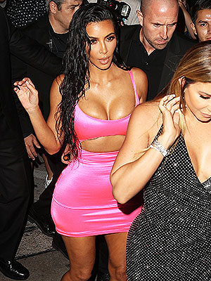 kim kardashian pink dress kylie