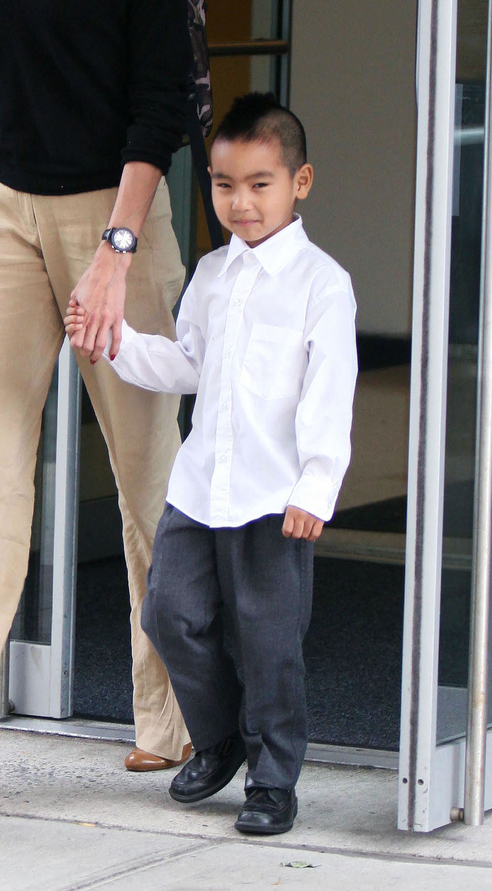 Maddox Jolie-PittAngelina Jolie picking her son Maddox Jolie-Pitt up from school, the Lycee Francais De New York, New York, America - 02 Oct 2007