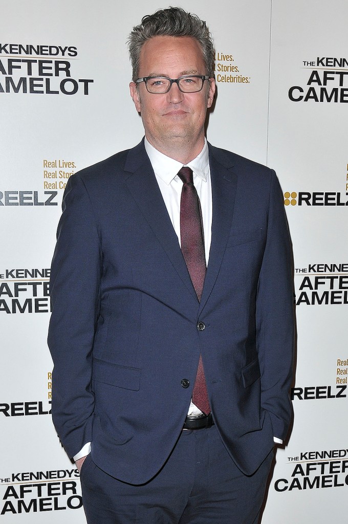 Matthew Perry at ‘The Kennedys – After Camelot’ premiere