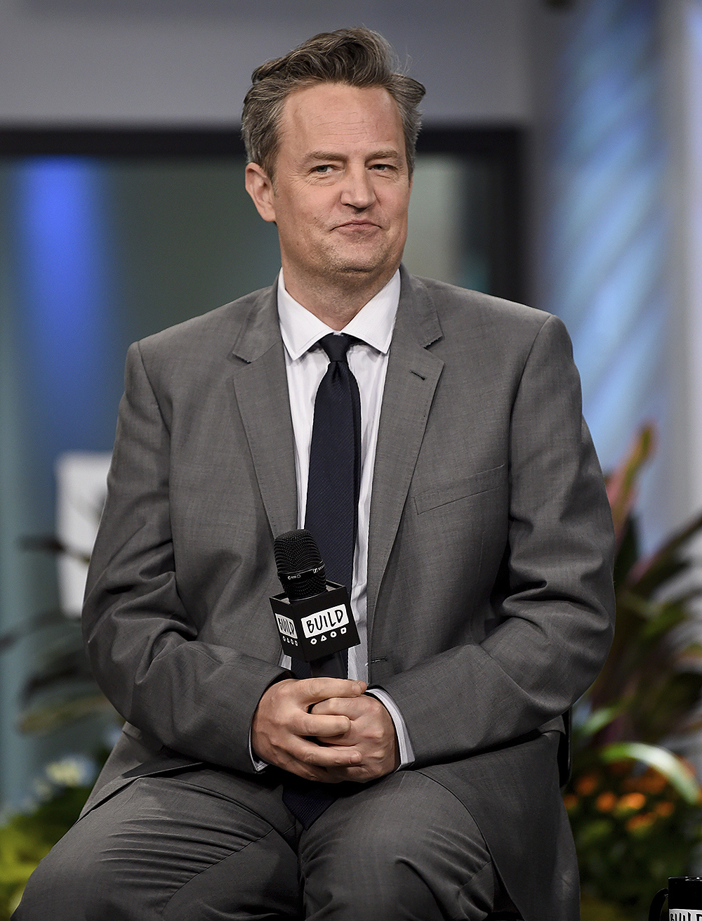 Actor Matthew Perry participates in the BUILD Speaker Series to discuss the mini-series "The Kennedys After Camelot" at AOL Studios on Thursday, March 30, 2017, in New York. (Photo by Evan Agostini/Invision/AP)