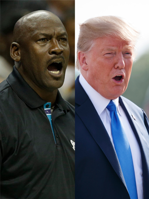 Michael Jordan Donald Trump