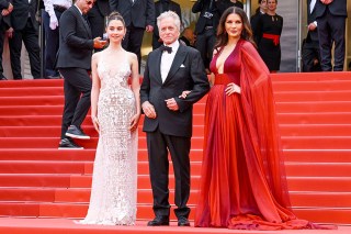 (L-R) Carys Zeta Douglas, Michael Douglas and Catherine Zeta-Jones
'Jeanne du Barry' premiere and opening ceremony, 76th Cannes Film Festival, France - 16 May 2023