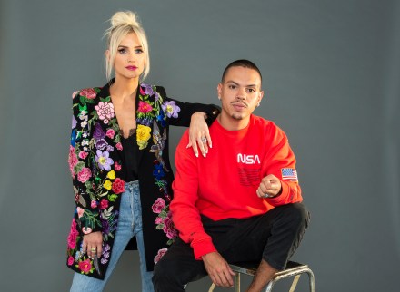 Ashlee Simpson Ross & Evan Ross stop by HollywoodLife ahead of the premiere of their E! show, Ashlee + Evan