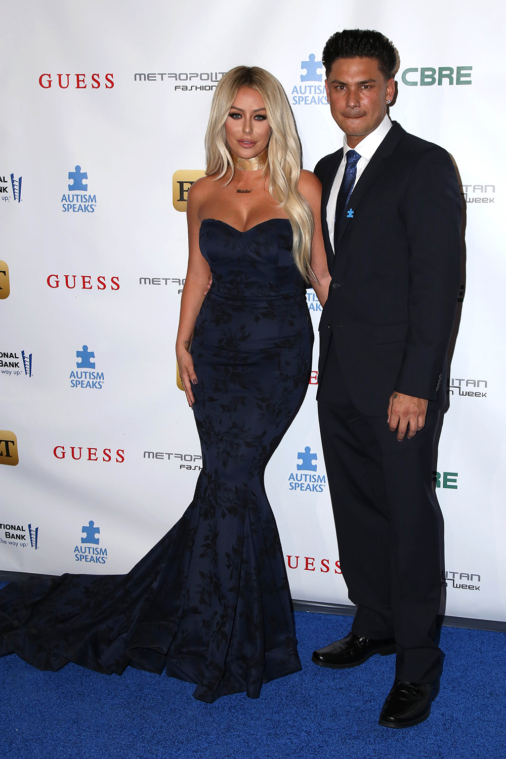 Aubrey O'Day and Paul DelVecchio
Autism Speaks La Vie En Blue Fashion Gala, Los Angeles, USA - 29 Sep 2016