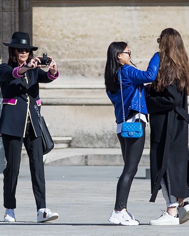 ** RIGHTS: ONLY UNITED STATES, AUSTRALIA, CANADA, NEW ZEALAND ** Paris, FRANCE  - *EXCLUSIVE*  - Catherine Zeta Jones, accompanied by her parents Patricia and David, and daughter Carys, walk around the Eiffel Tower and Louvre. Later, the group enjoyed lunch at restaurant "Les Deux Magots."

Pictured: Catherine Zeta Jones, Patricia Fair, Carys Zeta Douglas 

BACKGRID USA 11 MARCH 2019 

BYLINE MUST READ: Best Image / BACKGRID

USA: +1 310 798 9111 / usasales@backgrid.com

UK: +44 208 344 2007 / uksales@backgrid.com

*UK Clients - Pictures Containing Children
Please Pixelate Face Prior To Publication*