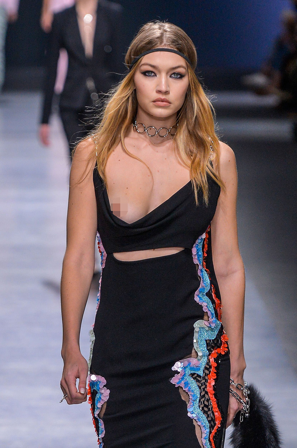 Versace show, Runway, Autumn Winter 2016, Milan Fashion Week, Italy - 26 Feb 2016