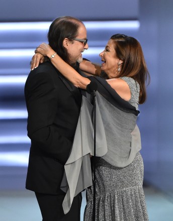 Glenn Weiss and Jan Svendsen
70th Primetime Emmy Awards, Show, Los Angeles, USA - 17 Sep 2018